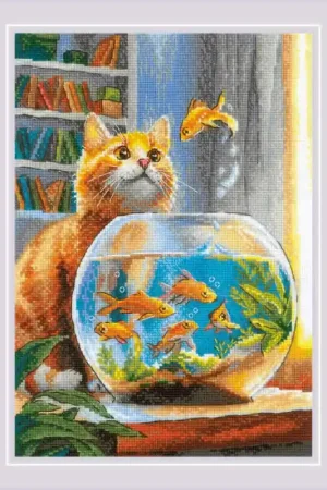 Borduurpakket Ginger Observer - RIOLIS Direct Verzonden