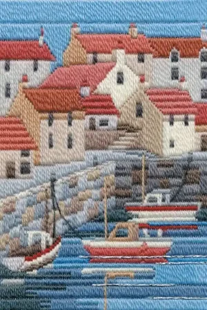 Platsteek pakket Long Stitch Seasons - Coastal Summer- Derwentwater Designs Hoge Kwaliteit