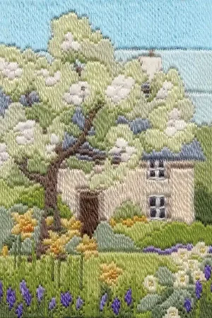 Platsteek pakket Long Stitch Seasons - Spring Garden- Derwentwater Designs Veilige Betaling