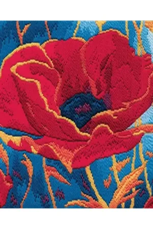 Platsteek pakket Long Stitch - Poppy Head- Derwentwater Designs Op = Op