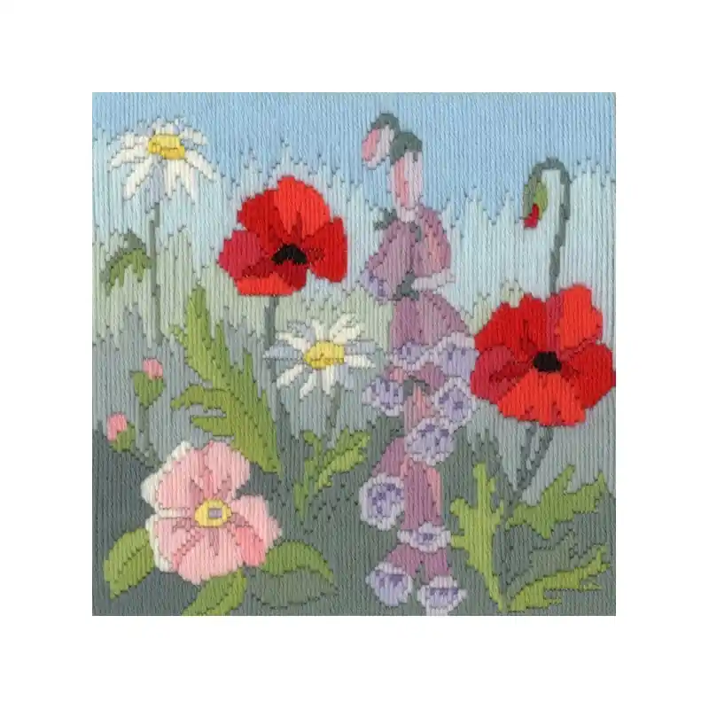 Platsteek pakket Long Stitch Seasons - Summer - Derwentwater Designs Seizoensaanbieding
