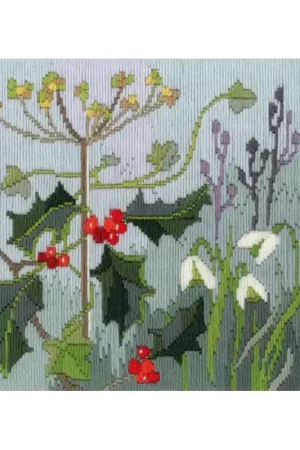 Platsteek pakket Long Stitch Seasons - Winter - Derwentwater Designs Betaalbaar