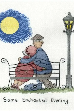 Aanbieding Borduurpakket Some Enchanted Evening - Heritage Crafts