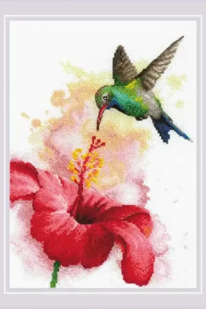 Borduurpakket Hummingbird - RIOLIS Direct Beschikbaar