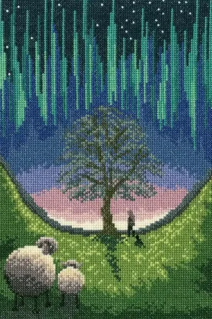 Beperkt Aanbod Borduurpakket Lucy Pittaway - Sycamore Gap - Bothy Threads