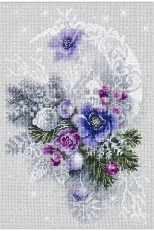 Merkproduct Borduurpakket Frosty Evening - Magic Needle