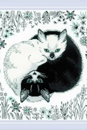 Dagaanbieding Borduurpakket Yin and Yang - RIOLIS