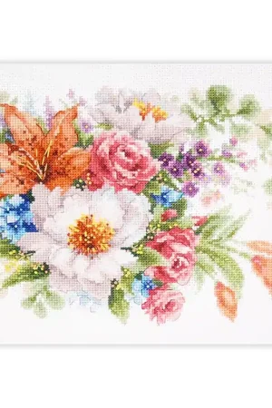 Borduurpakket Gentle Flowers - Magic Needle Voordeelprijs