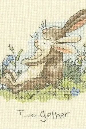 Beste Prijs Borduurpakket Anita Jeram - TwoGether - Bothy Threads