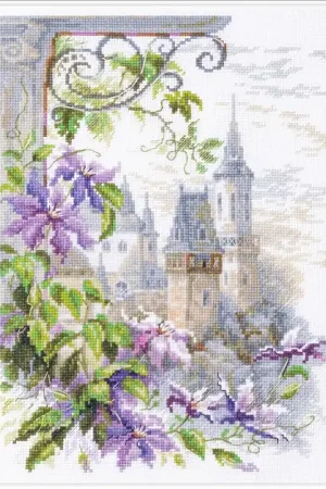 Premium Borduurpakket Fragrance of Clematis - Magic Needle