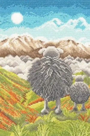 Populair Borduurpakket Lucy Pittaway - On Top Of The World - Bothy Threads