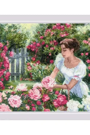 Borduurpakket In the Garden - RIOLIS Dagaanbieding