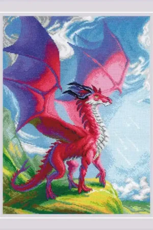 Direct Verzonden Borduurpakket Your Mighty Dragon - RIOLIS