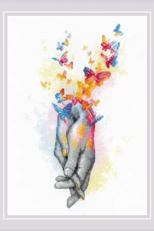 Borduurpakket Love is in the Air - RIOLIS Hete Deal