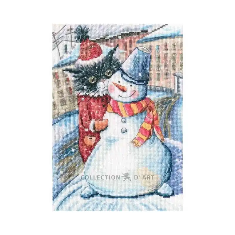 Weekendaanbieding Borduurpakket There were cats - I make the world more beautiful... with my paws! - RTO