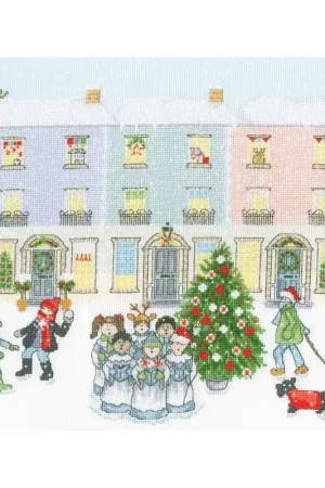 Speciale Aanbieding Borduurpakket Karen Tye Bentley - Advent Street - Bothy Threads