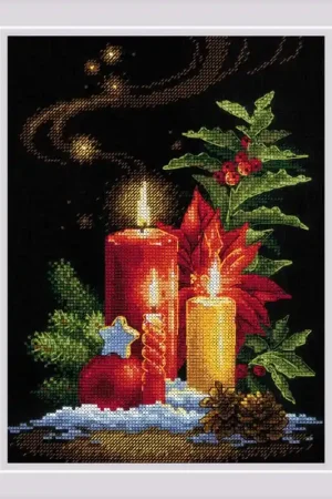 Borduurpakket Christmas Light - RIOLIS Aanbieding