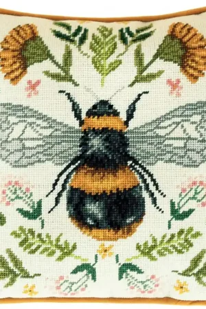 Petit Point borduurpakket Jade Mosinski - Botanical Bee - Bothy Threads Snelle Levering