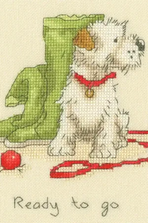 Voordeelprijs Borduurpakket Anita Jeram - Ready to Go - Bothy Threads