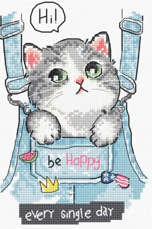 Bestel Nu Borduurpakket Be Happy - Leti Stitch