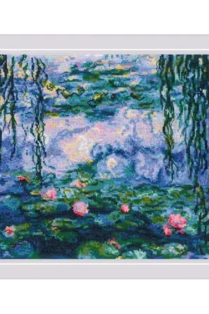 Borduurpakket Water Lilies after C. Monet's Painting - RIOLIS Aanbieding