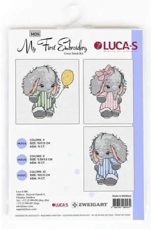 Borduurpakket My First Embroidery - Luca-S Express Levering