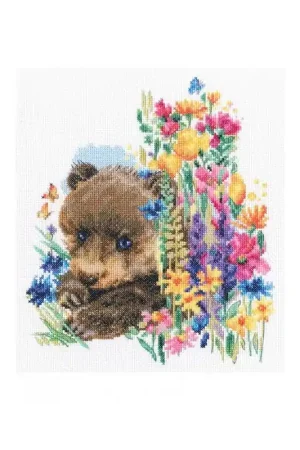 Borduurpakket One who Loves Flowers - RTO Flitsaanbieding