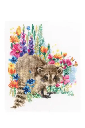 Borduurpakket One who Loves Flowers - RTO Op = Op