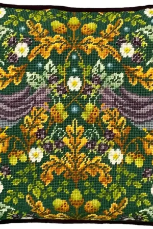 Petit Point borduurpakket Karen Tye Bentley - Autumn Starlings Tapestry - Bothy Threads Alleen Vandaag