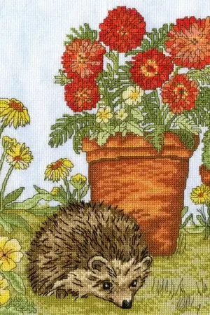 Weekendaanbieding Borduurpakket Fay Miladowska - Potted Garden - Bothy Threads