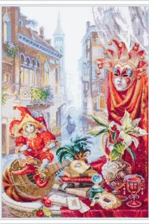Borduurpakket Carnevale di Venezia - Magic Needle Laatste Versie