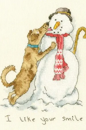 Speciale Aanbieding Borduurpakket Anita Jeram - I like your smile - Bothy Threads