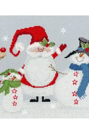 Shop Nu Borduurpakket Karen Tye Bentley - Snowy Friends - Bothy Threads