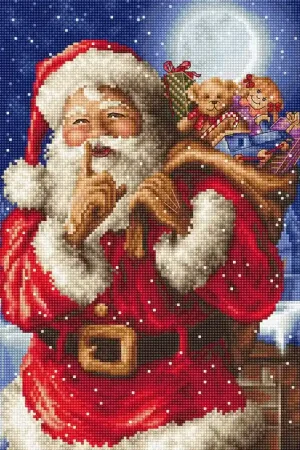 Actieprijs Borduurpakket Santa's secret - Leti Stitch