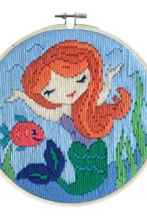 Actieprijs Platsteek borduurpakket Mermaid Song - Needleart World