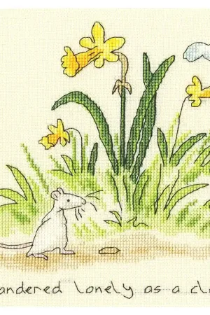 Shop Nu Borduurpakket Anita Jeram - Lonely as a Cloud - Bothy Threads