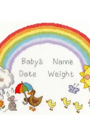 Nieuw Borduurpakket June Armstrong - Rainbow Baby - Bothy Threads