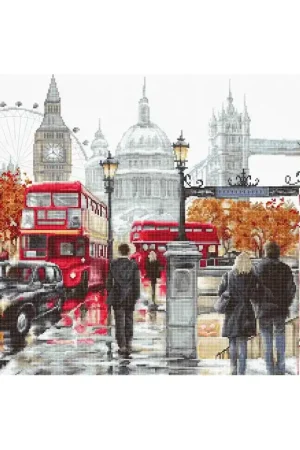 Borduurpakket London - Luca-S Tijdelijk Beschikbaar