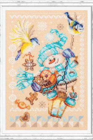 Op = Op Borduurpakket Christmas Treats - Magic Needle