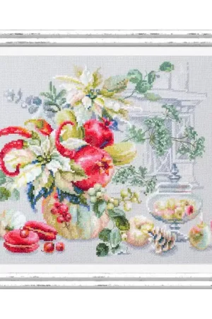 Borduurpakket Winter Improvisation - Magic Needle Favoriet