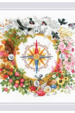 Borduurpakket Compass - RIOLIS Betaalbaar