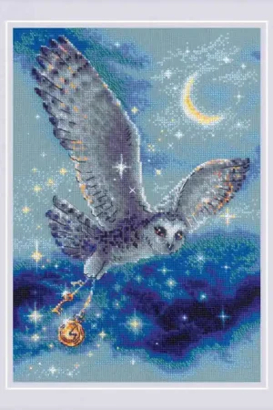 Finale Uitverkoop Borduurpakket Magic Owl - RIOLIS