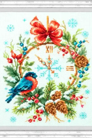 Actieprijs Borduurpakket Christmas Time - Magic Needle