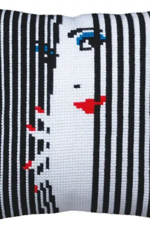 Actieprijs Kussen borduurpakket I am spying on you - Collection d'Art