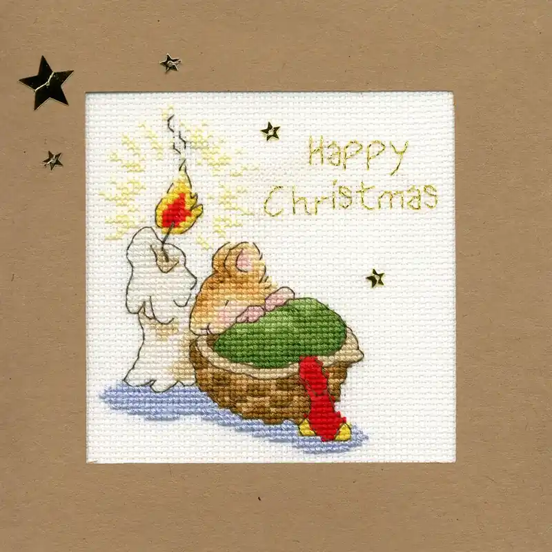 Alleen Vandaag Borduurpakket Christmas Cards - First Christmas - Bothy Threads