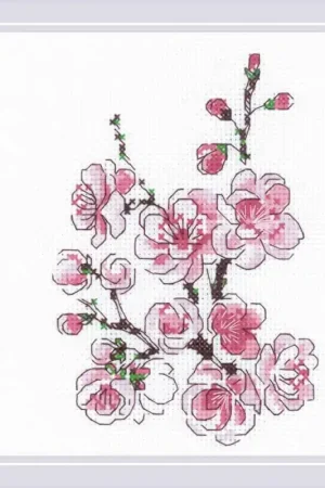 Actieprijs Borduurpakket The Branch of Sakura - RIOLIS
