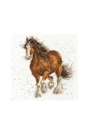 Rechtstreeks Van De Fabrikant Borduurpakket Hannah Dale - Feathers - Bothy Threads