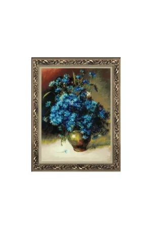 Borduurpakket Cornflowers after I. Levitan's Painting - RIOLIS Weekendaanbieding