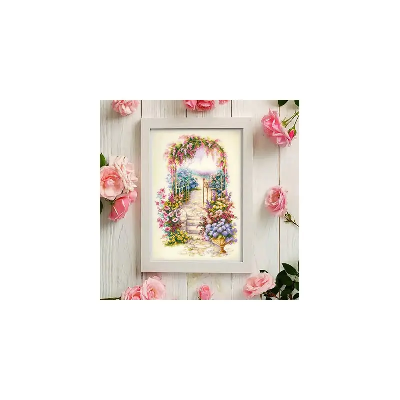 Actieprijs Borduurpakket Entrance to the garden - Magic Needle