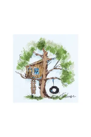 Borduurpakket Tree House - PANNA Dagaanbieding